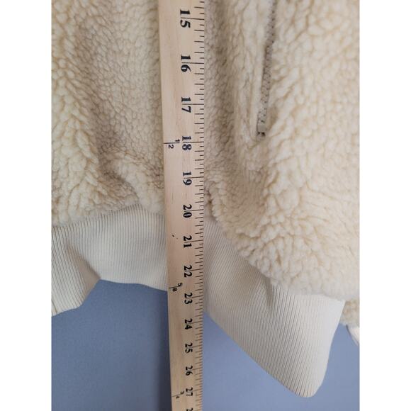 The Drop Women's Lee Sherpa Bomber Jacket Sandstorm Size 2X - Picture 7 of 9